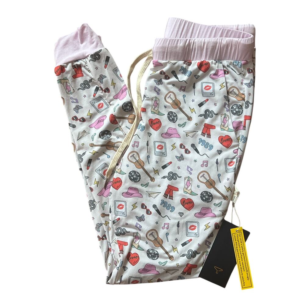 NWT Smith & Saylor Taylor Swift Eras Tour Bamboo PJ Joggers | Women's Small